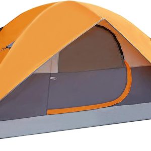 Basics Camping Tent, 3-Season Dome Design with Rainfly